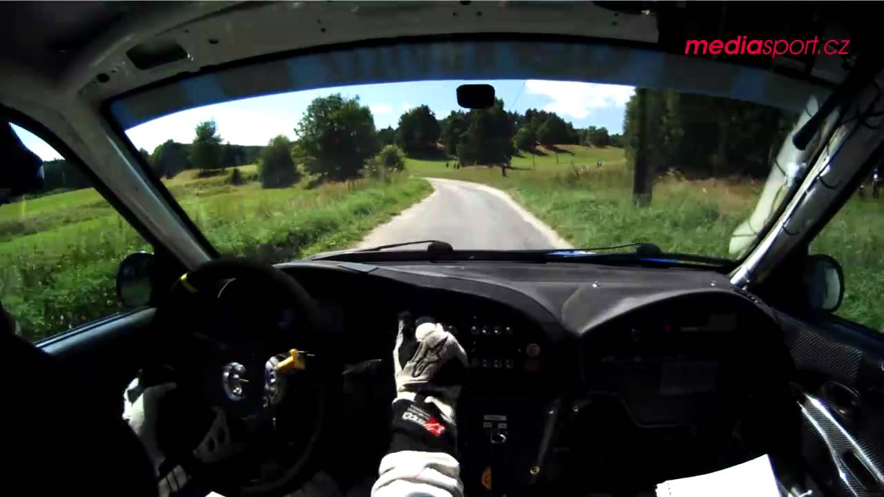 Kuchar/Dymurski, Mitsu Lancer Evo V,  Rally Vysočina 2011 OS7
