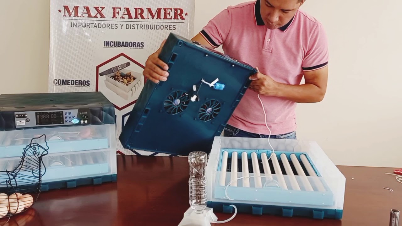 Incubadora 64 y 128 Huevos - Video Tutorial MAX FARMER