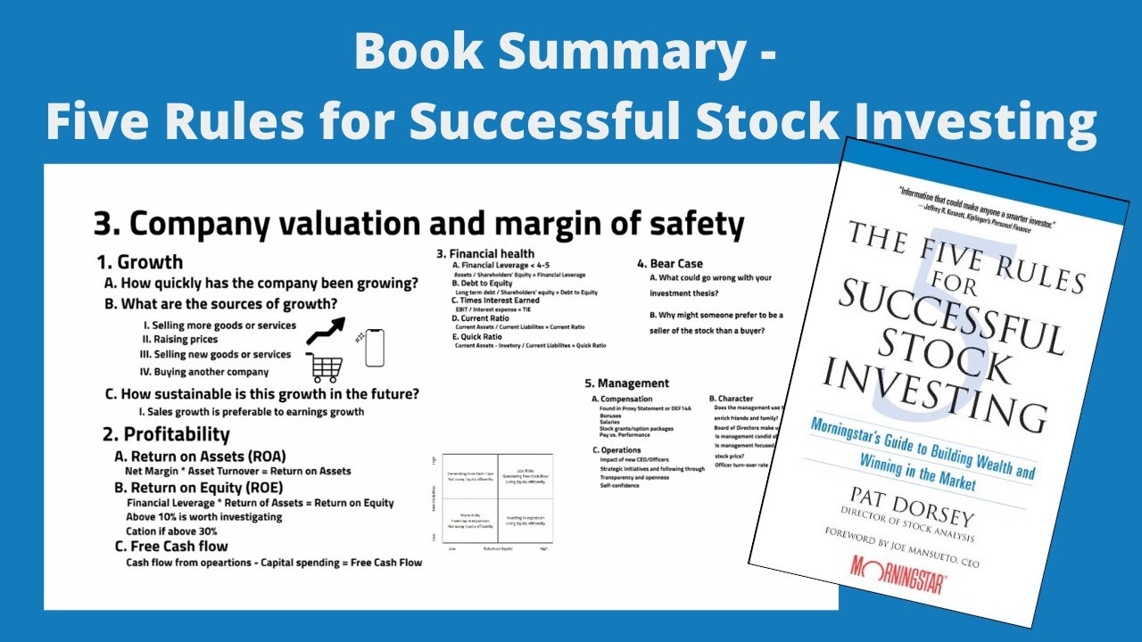 The Five Rules for Successful Stock Investing by Pat Dorsey - Book Summary