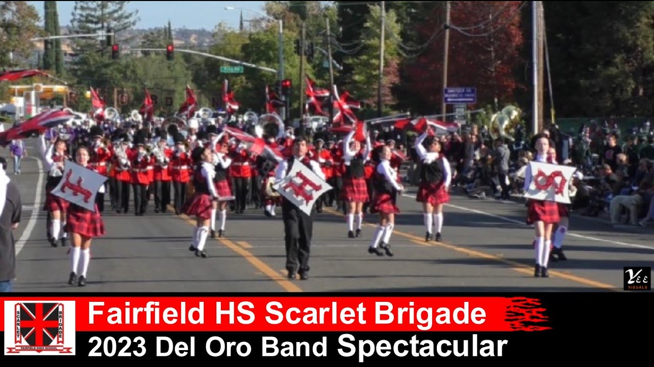 2023 Fairfield HS Scarlet Brigade at Del Oro Band Spectacular