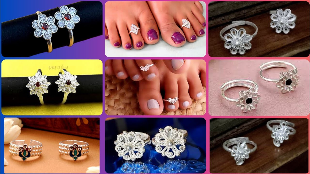 নতুন ২০২৬রুপার পায়ের আংটির কালেকশনsilver Collection of Toe Ring/700tk moddhe paier angti collection