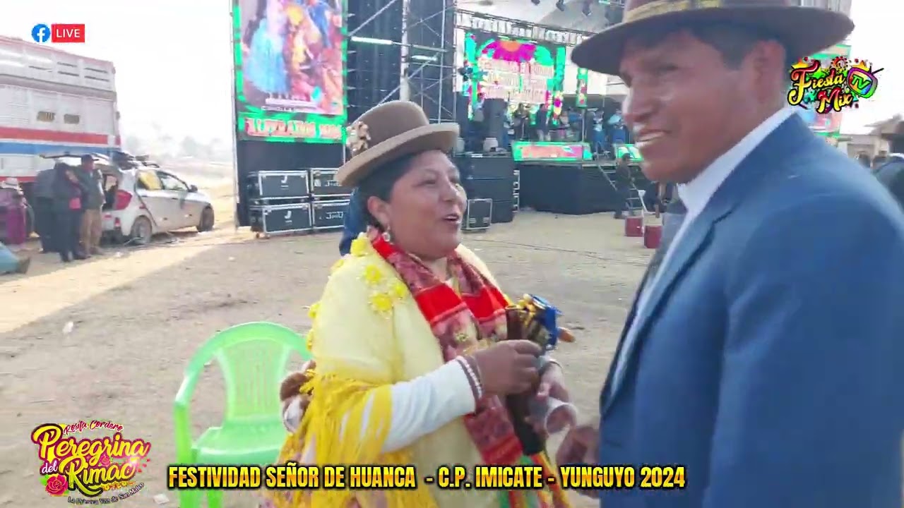 Rosita Cordero Peregrina del Rimac en Villa IMICATE - Yunguyo 2024