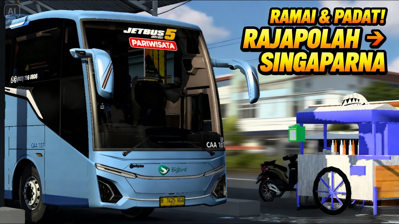 Menikmati Perjalanan Bus Big Bird di Jalur Rajapolah – Singaparna 