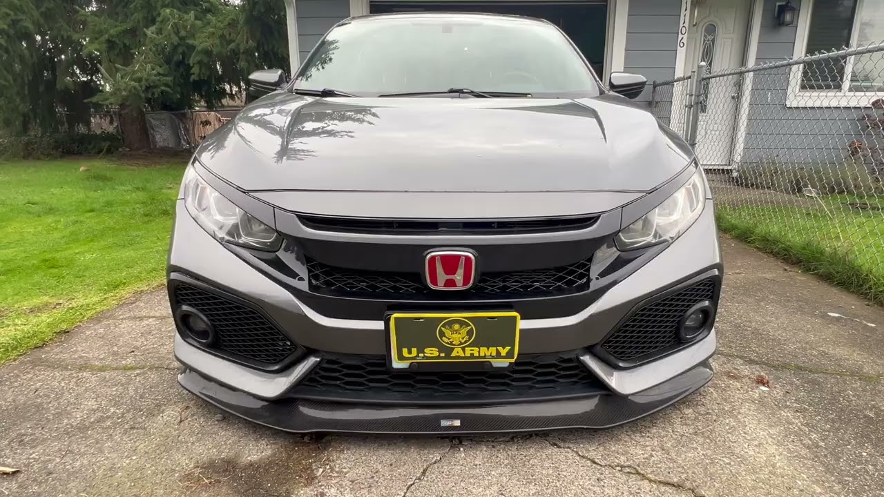 Alpharex Black Nova Series Headlights for 10th Gen Honda Civic