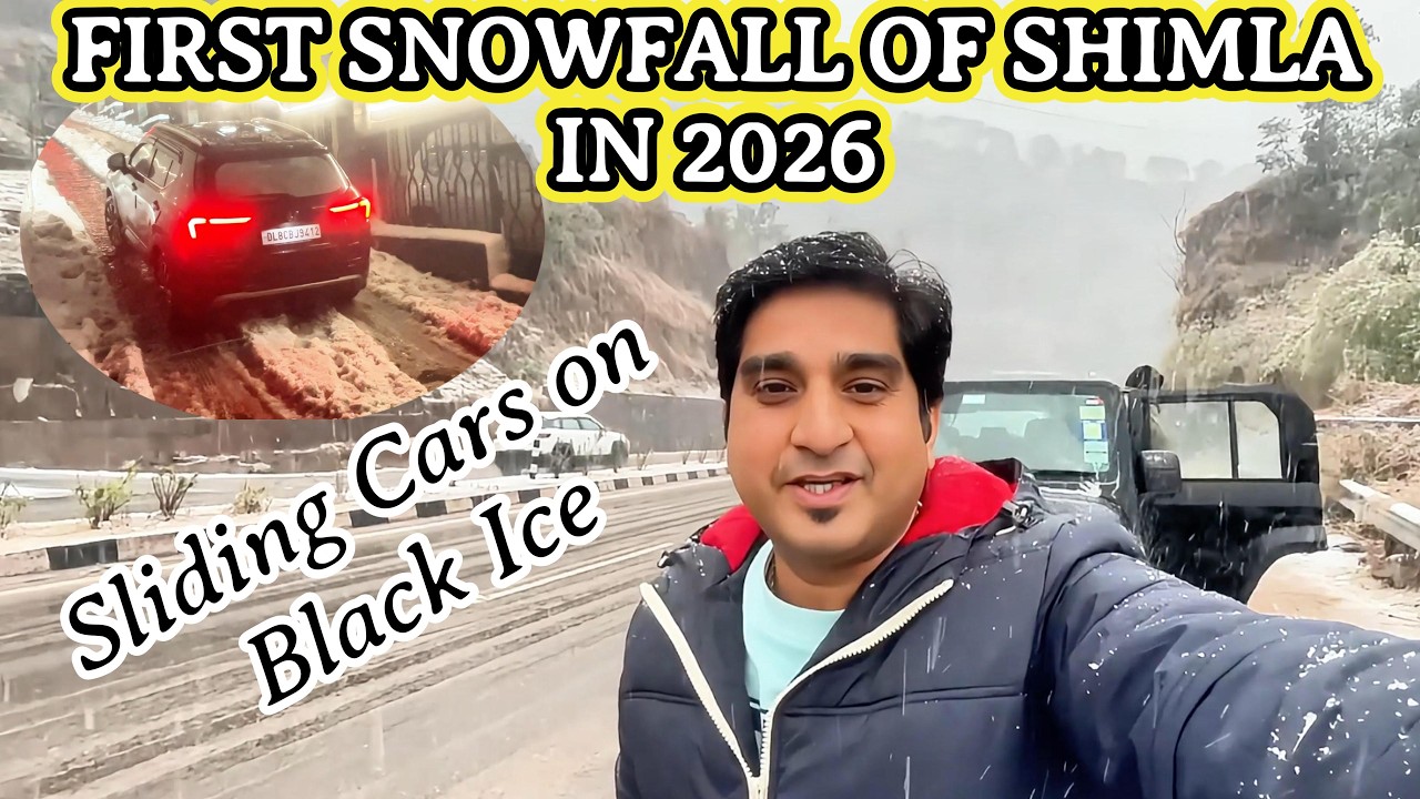 Nikal Pade Snow ki Talaash Main Apni Roxx Le Kar❄️🏔️|| First Snow of the Season || Winter Wonderland