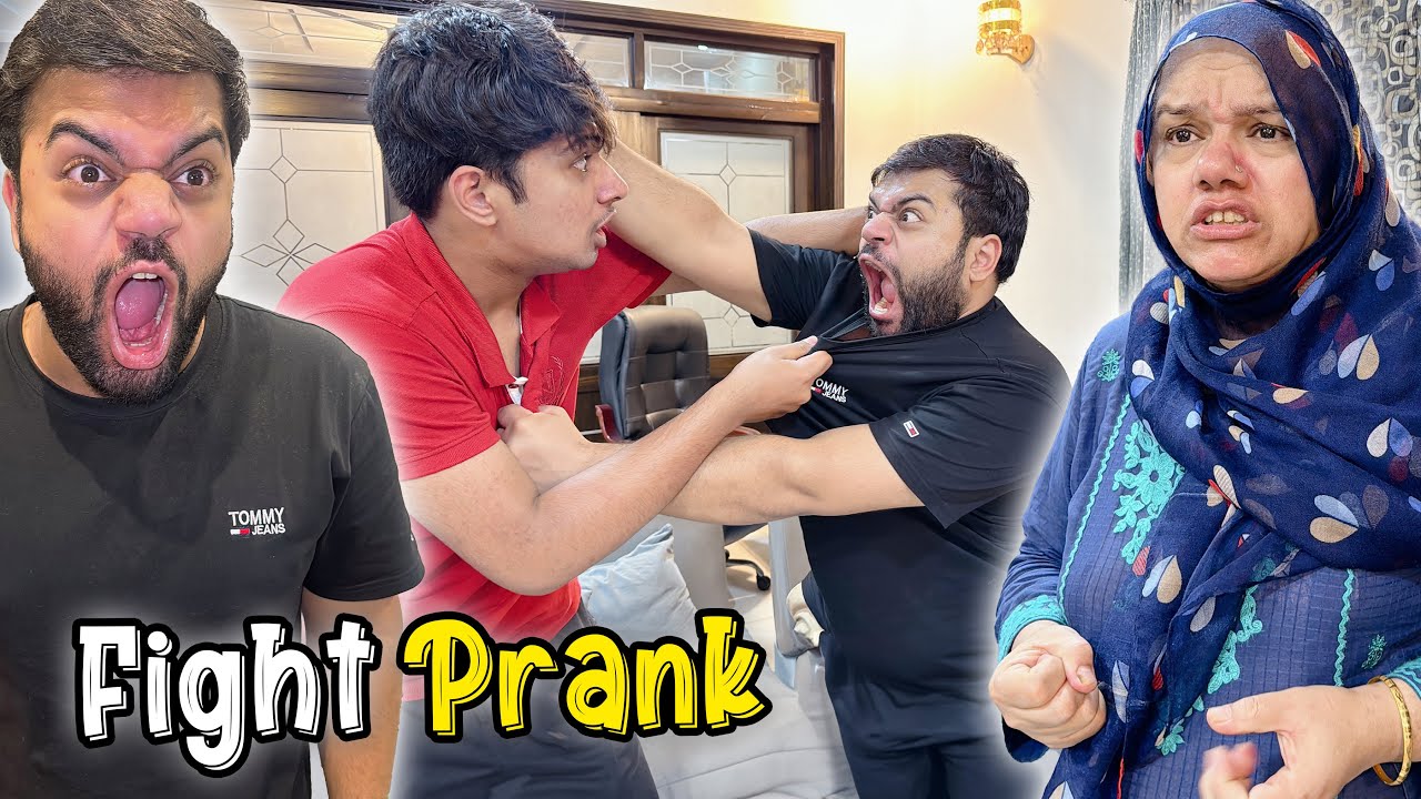 Fake Fight Prank On My Mother 🤣 | Mama Dar Gaye 😱