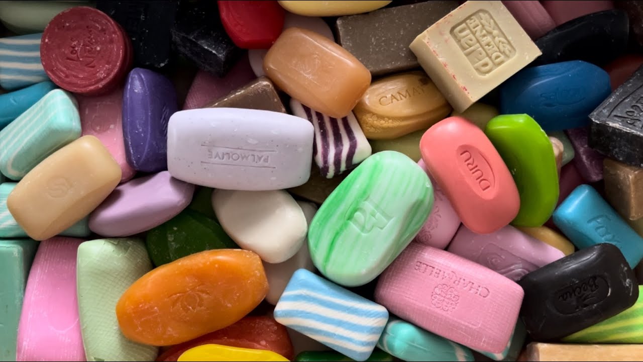 ASSORTED soap *685 | Cutting soap (no talking) | АСМР Резка мыла | #asmrsoap #carvingsoap