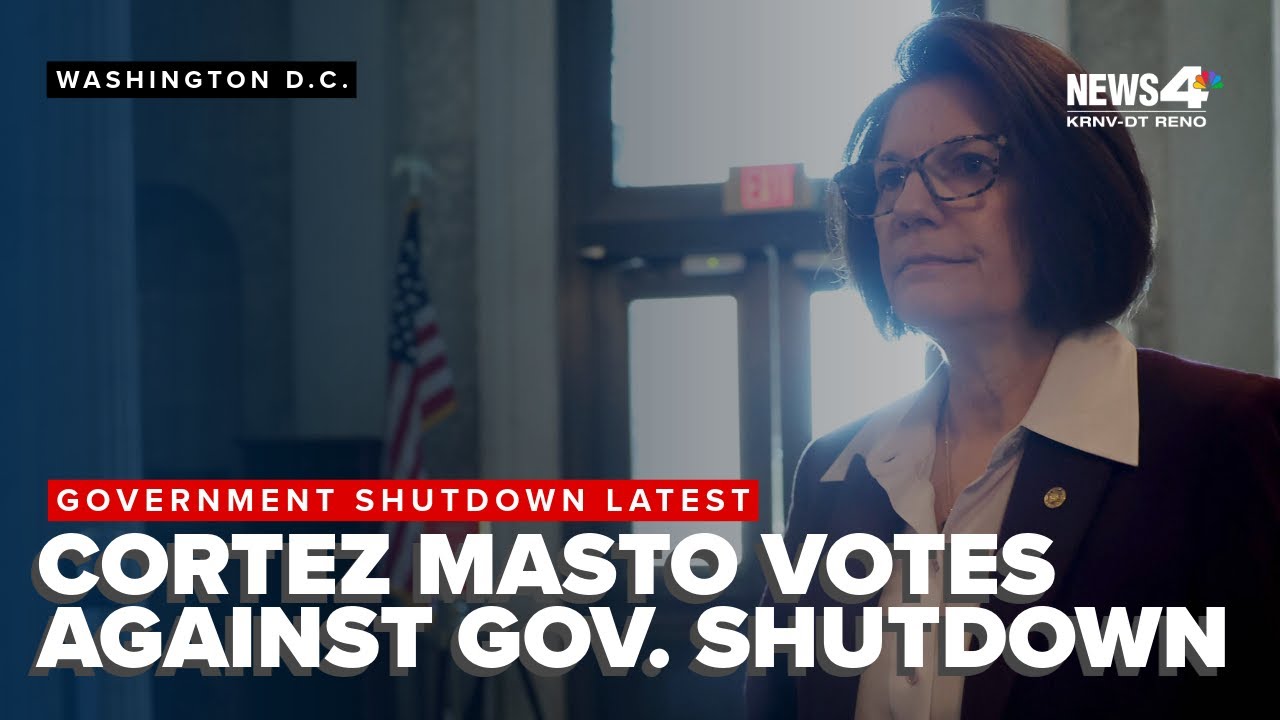 INTERVIEW: Nevada's Cortez Masto breaks with Democrats, votes for GOP-led bill to avert shutdown