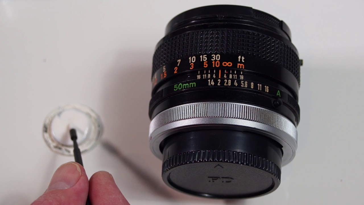 How to repaint Lens Markings / Lettering on Vintage Manual Camera Lenses