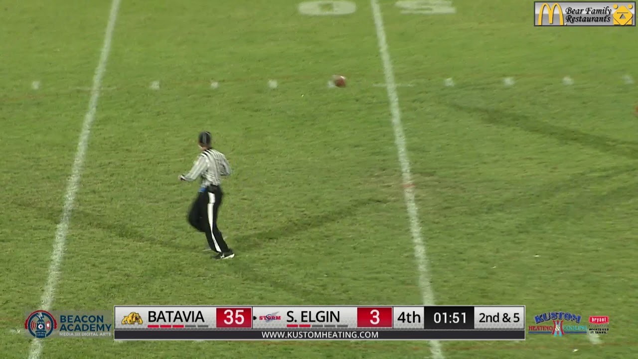 2025-2026 Varsity Football - South Elgin vs. Batavia - 9/5/25