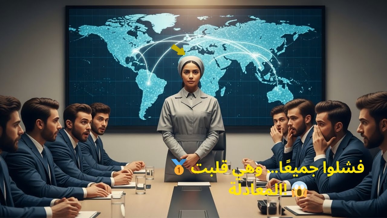 عندما فشل 20 مهندسًا… ظهرت فتاة تنظيف عربية وأنقذت النظام أمام أوروبا! 😱