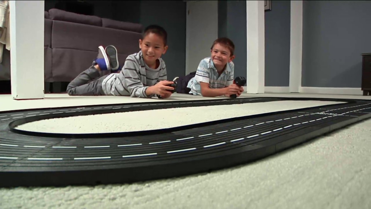 DMX Slot Car Racing System w/ 2 Race Cars & Track Change Technology on QVC