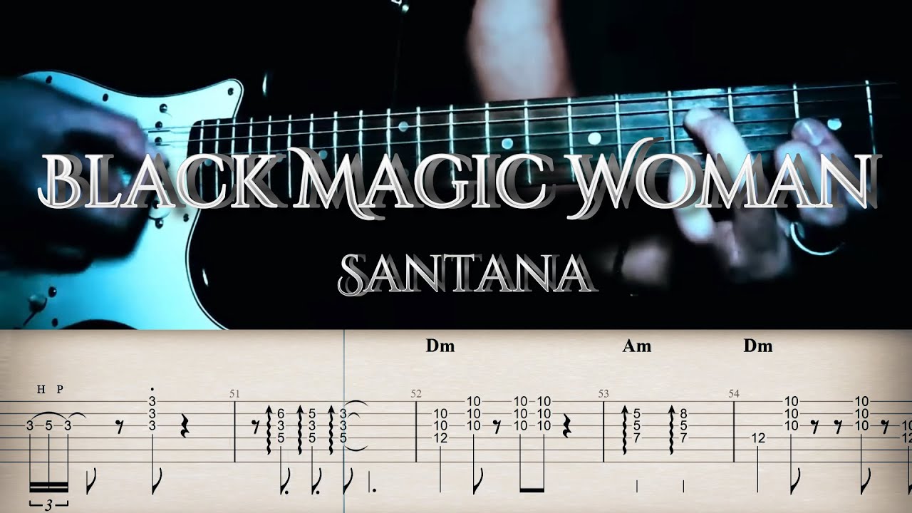 Black magic woman - Santana | Full TAB |Guitar Cover | Tutorial