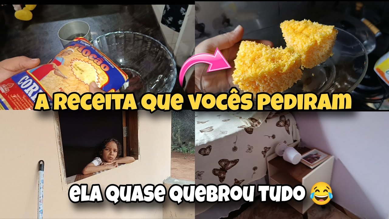 Receita do cuscuz doce fácil / nossa rotina de quarta feira ☺️