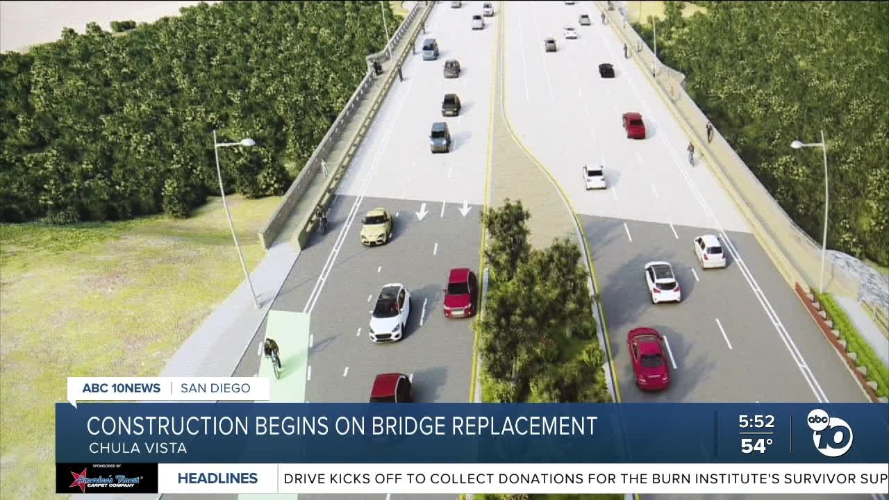 Chula Vista bridge replacement project begins