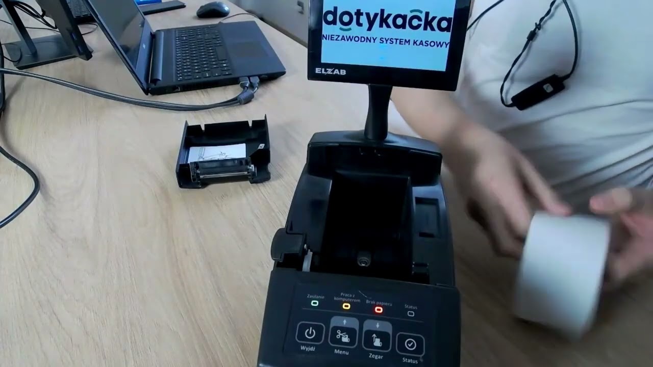 Elzab Mera Online-wymiana papieru