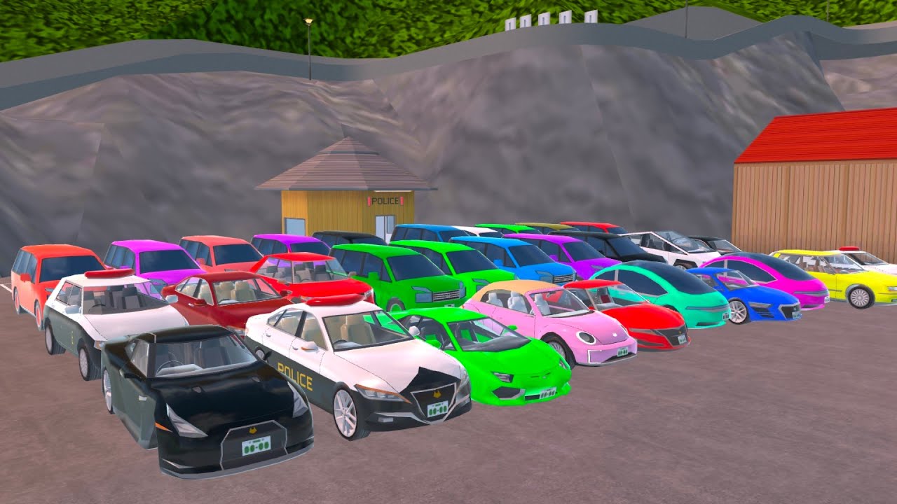 NEW SUPER CAR'S COLLECTION 😱🚗 AT SAKURA POLICE LAKE 🌈🤗 SAKURA SCHOOL SIMULATOR GAME 🎮✅😎