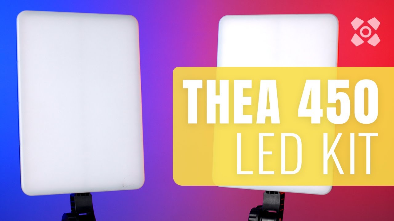 Mobilny zestaw lamp dla Fotograf&oacute;w i Youtuber&oacute;w &mdash;  Thea 450 LED Kit