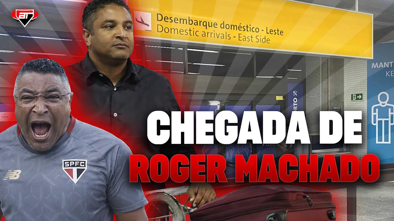 AO VIVO - Desembarque de Roger Machado, novo técnico do São Paulo | Arquibancada Tricolor