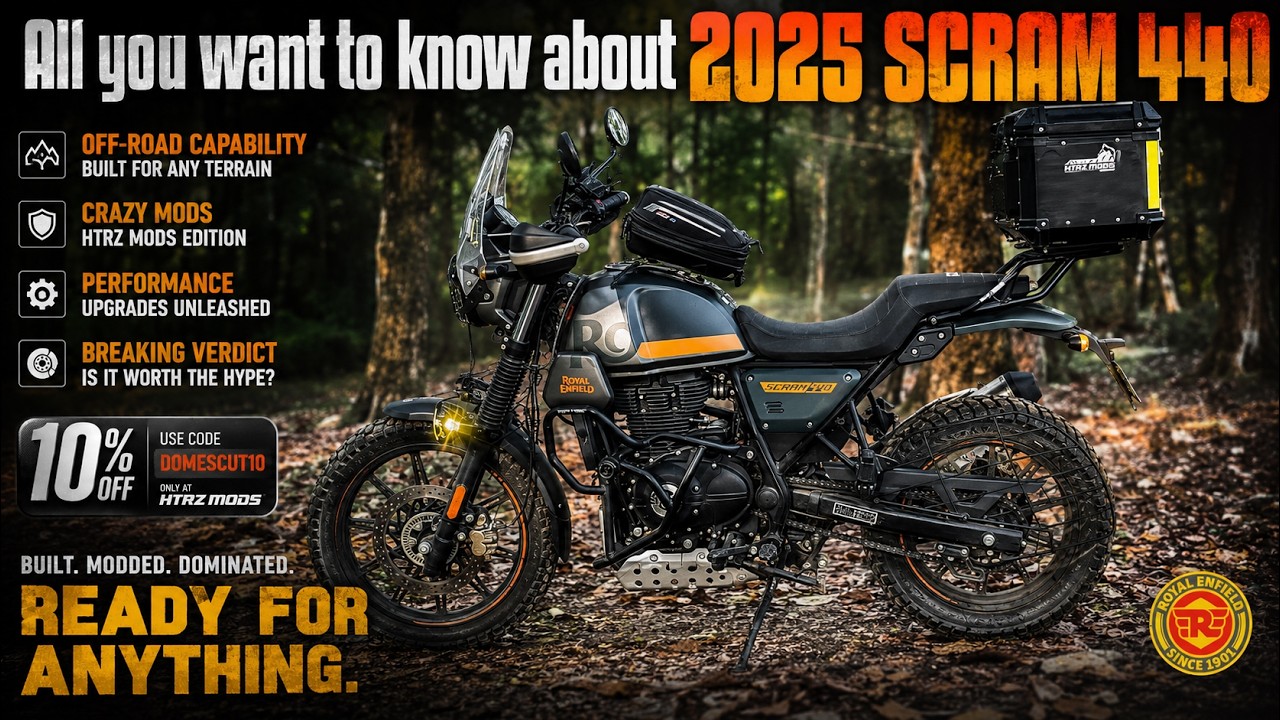 All you want to know about RE Scram 440 🔥🏍️| Performance 🔥| Breaking 🔥| Offroad 🔥🔥| Drogon🔥🏍️