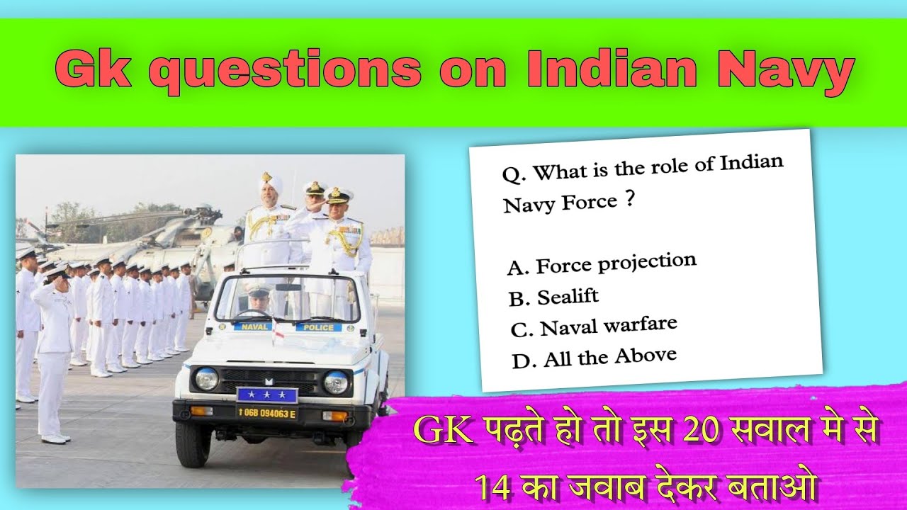 Gk | Indian Navy | Important gk questions and answers for competitive exams | Bachelor GK