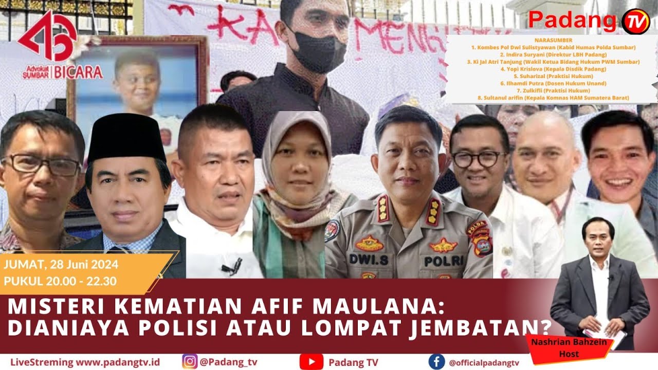 LIVE : Kapolda Akui Langgar Prosedur, 17 Personel Bersalah. Kompolnas & Komnas HAM Kawal Kasus Afif
