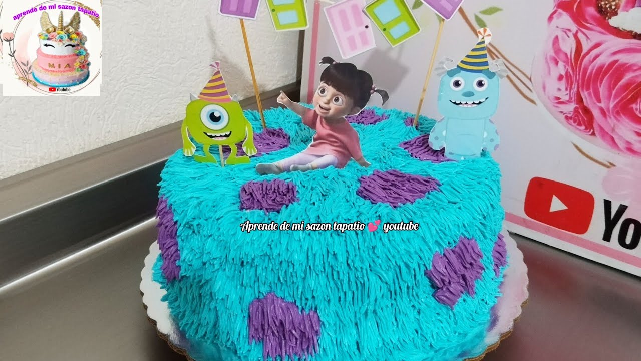 cómo hacer un pastel de Monster inc | Monsters Inc cake | torta de Monsters Inc