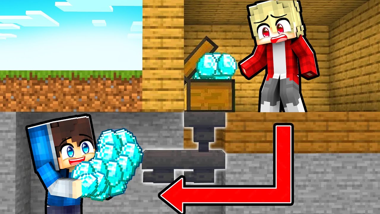 7 ZPŮSOBŮ JAK UKRÁST DIAMANTY v Minecraftu!