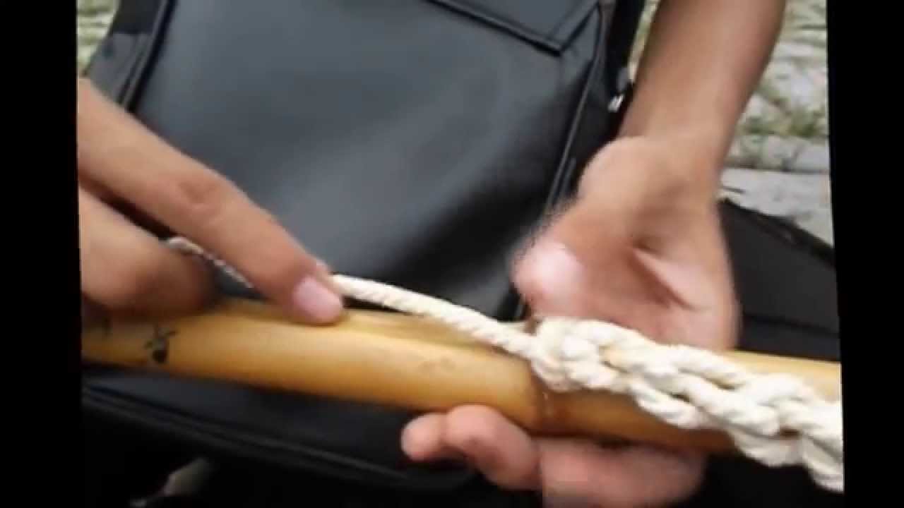 tutorial tali rantai tongkat penggalang