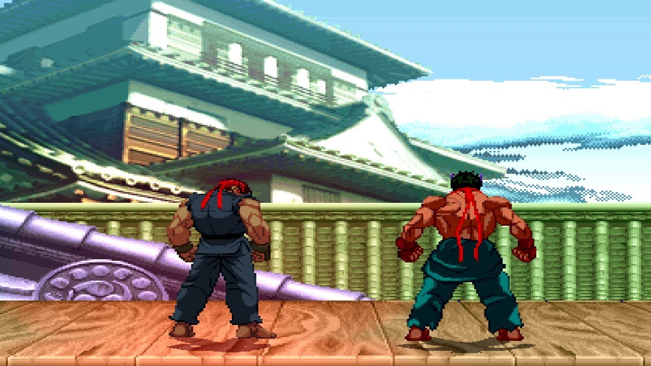 Mugen - Street Fighter - Evil Ryu vs. Kage