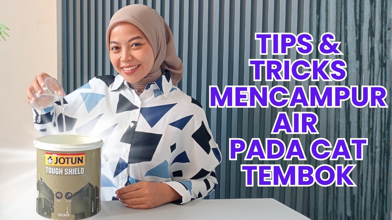 WAJIB TAU!! 5 KESALAHAN SAAT MECAMPUR AIR PADA CAT