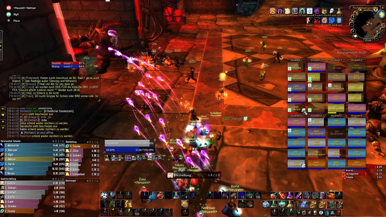 WoW Classic - Neuzeit vs. Death Talon Wyrmguard Trash BWL