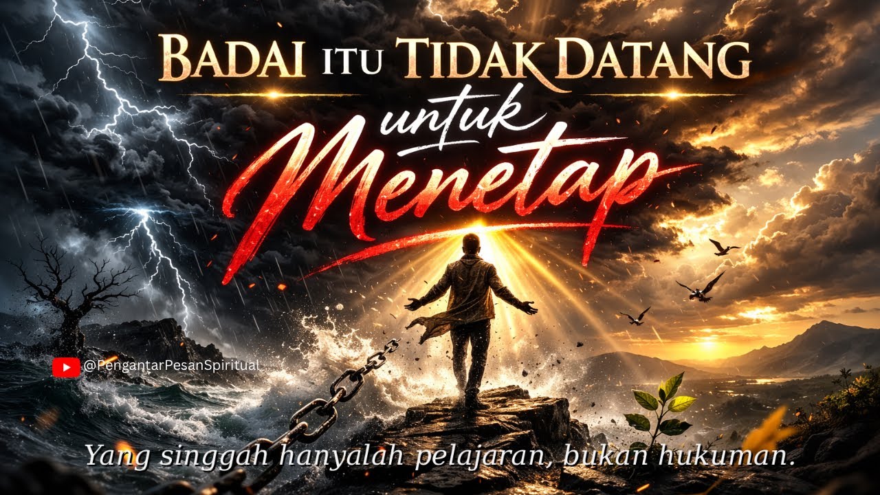“Badai Itu Tidak Datang untuk Menetap” 🌹🌹