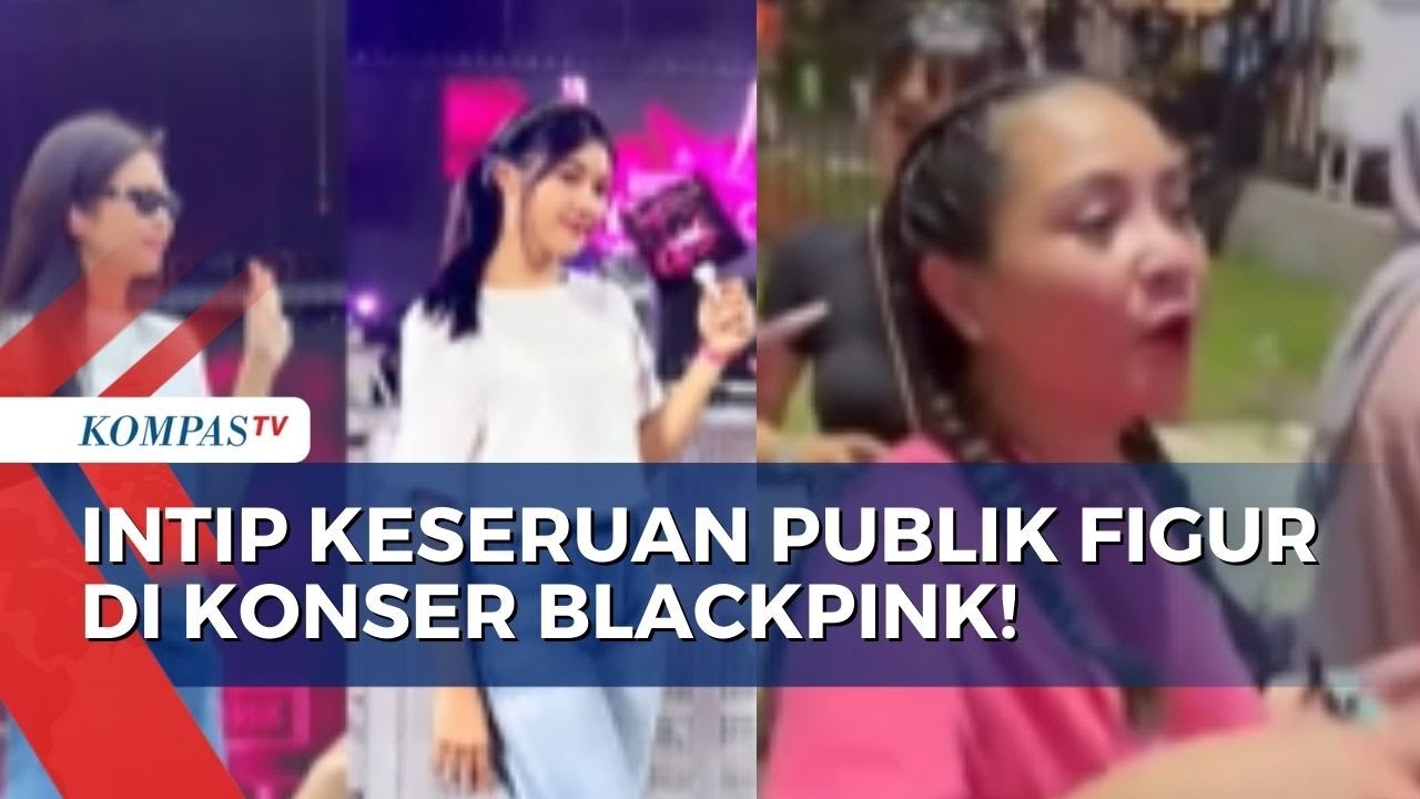 Serunya Nagita Slavina Hingga Erina Gudono Nonton Konser Blackpink di Stadion GBK!