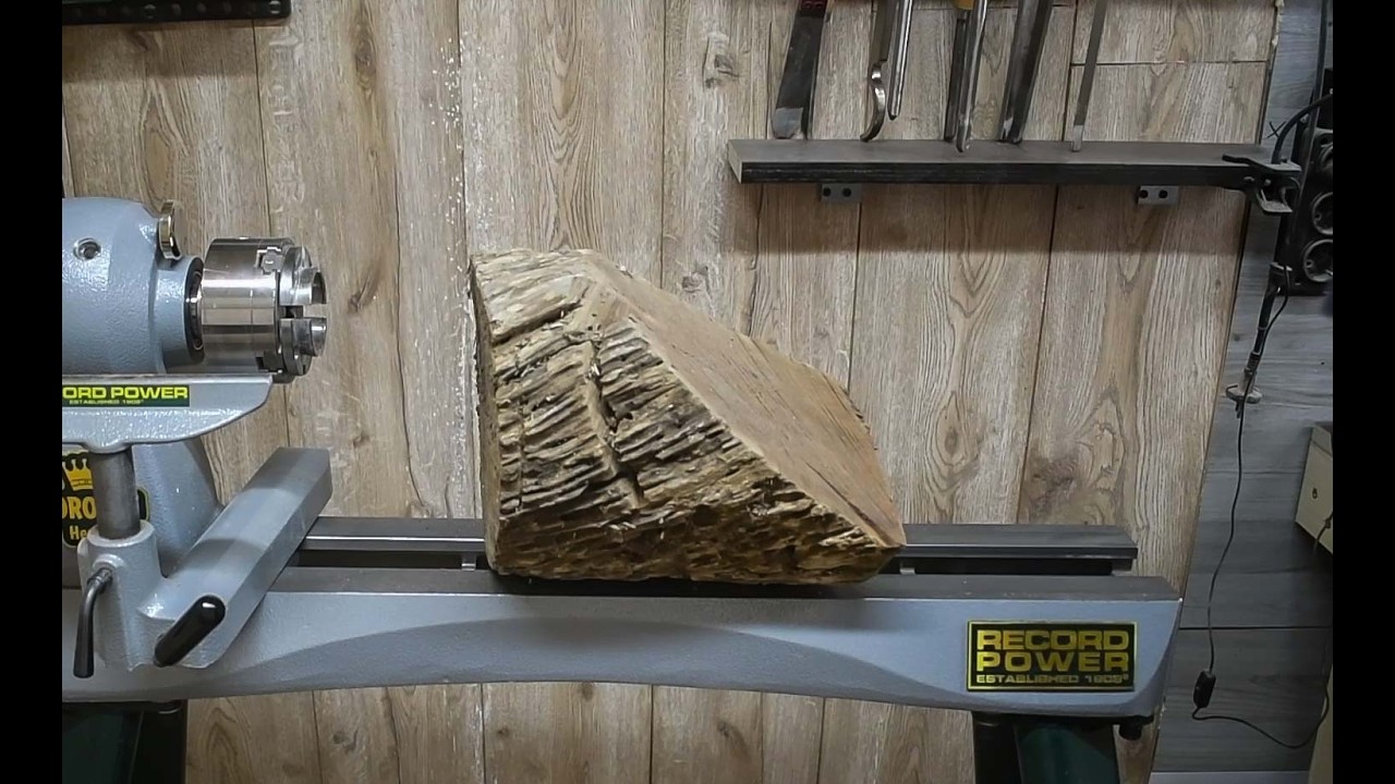 Woodturning - This rotten bark hide unexpected result