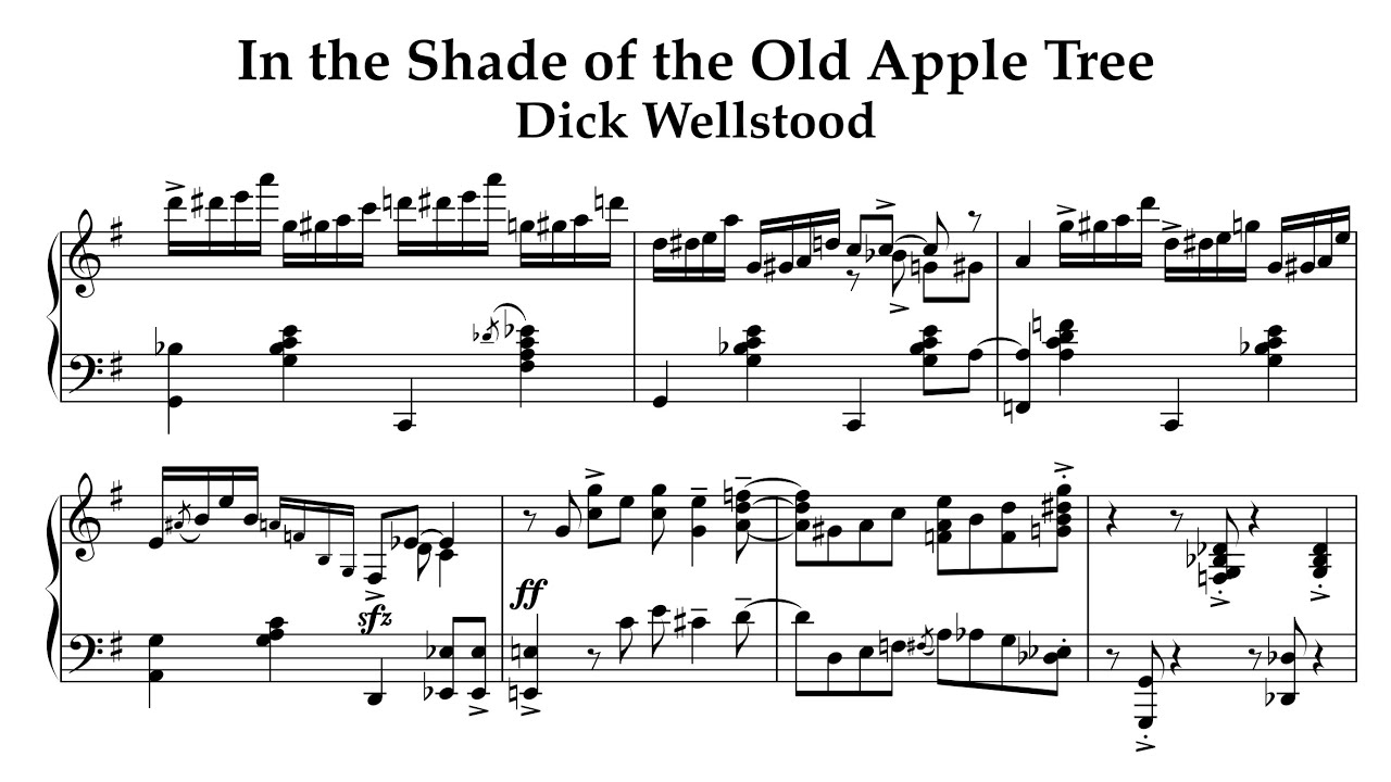 In the Shade of the Old Apple Tree - Dick Wellstood