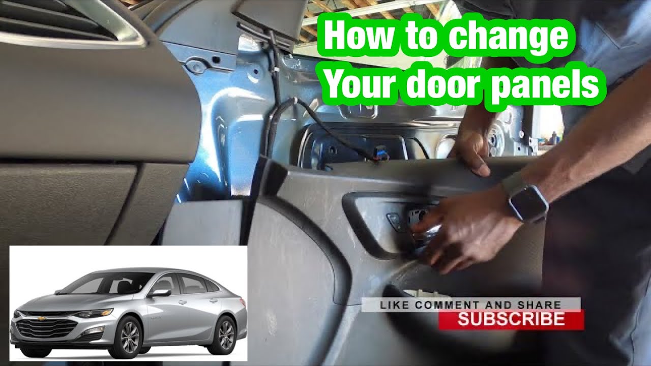 Changing the door panel on a Chevy malibu