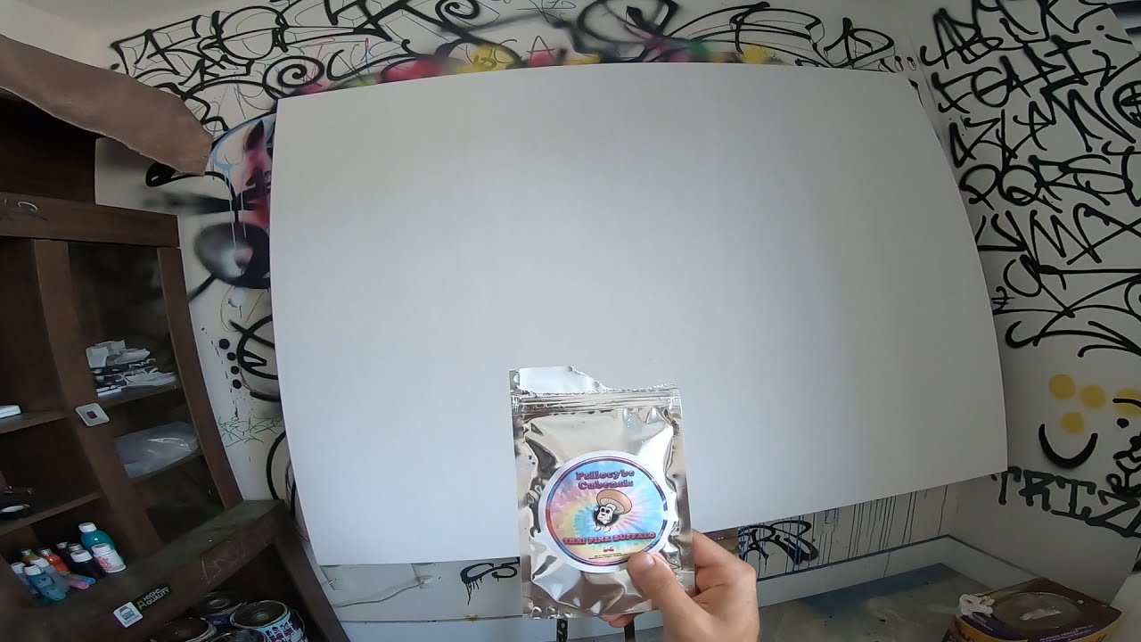 My Brain on Shrooms | Painting Big Abstract Canvas