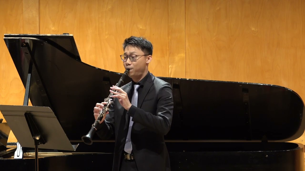 Chao-Chih George Chen, clarinet, performs Sonatine (Valerie Coleman) - Stony Brook University