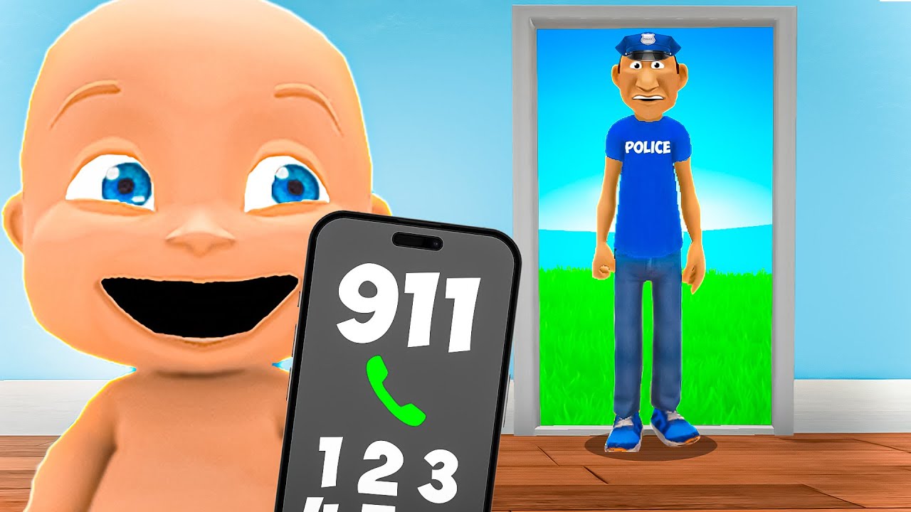 BABY CALLS POLICE!