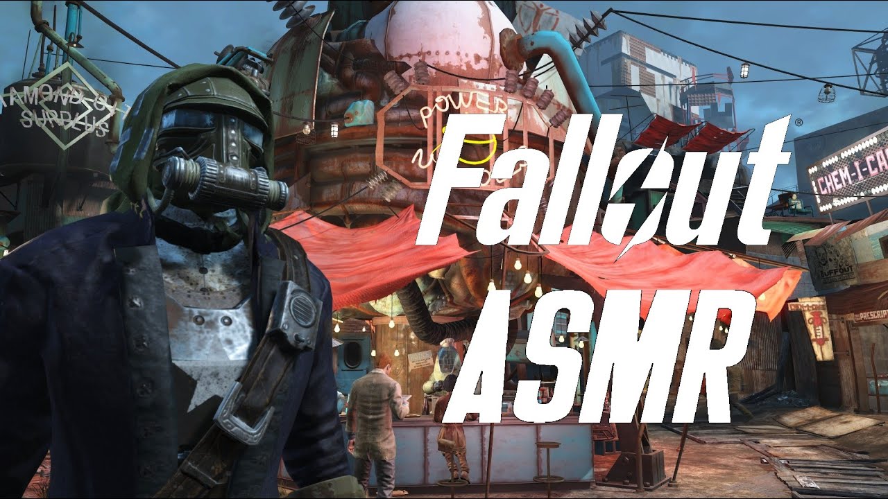 [ASMR] Relaxing Fallout 4 Gameplay 1👍| Settlements Tour ☢️ | ASMR Whisper & Controller Sounds ⚛️