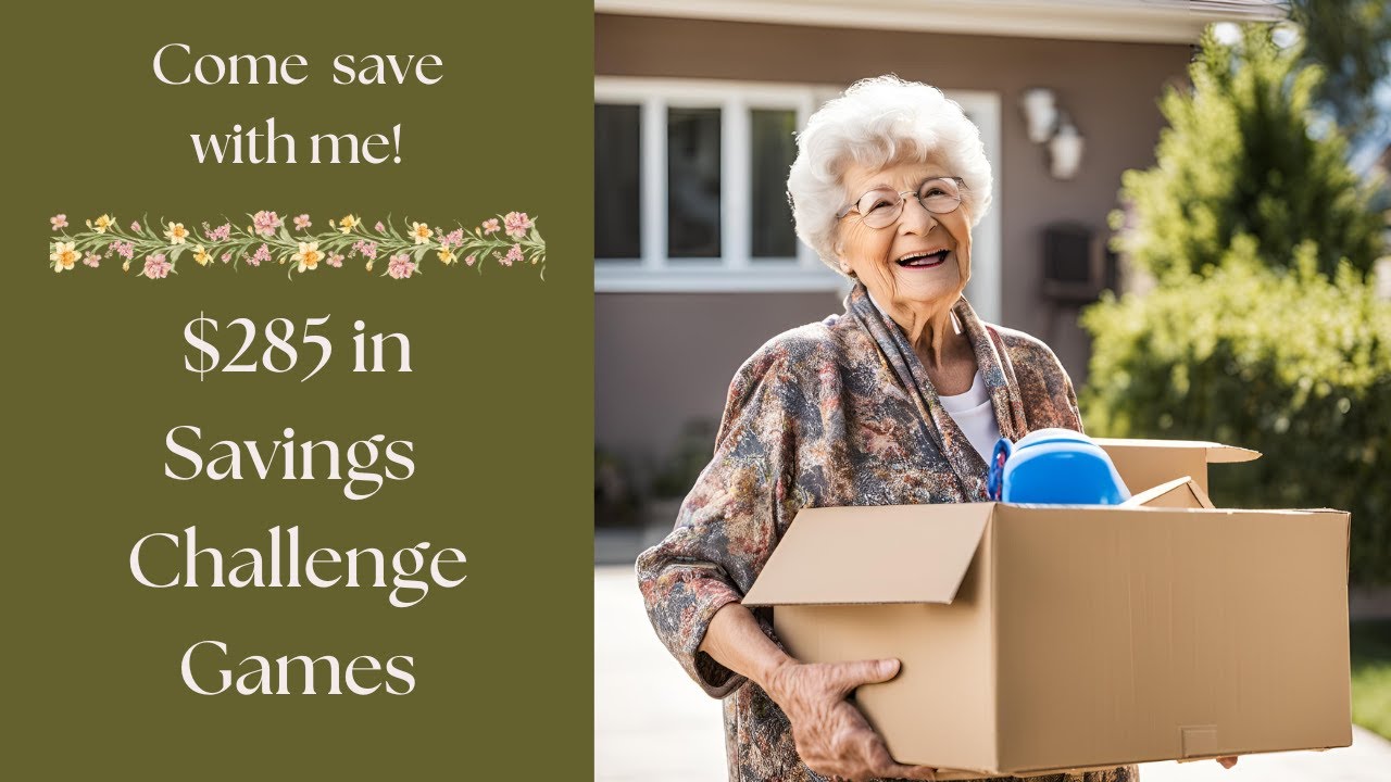 Save with me! $285 in Savings Challenge Games.
