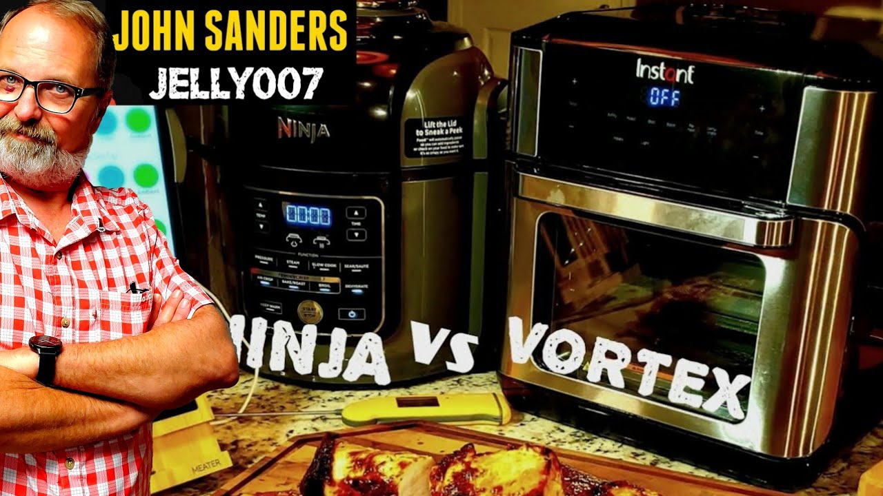INSTANT POT VORTEX VS NINJA FOODI ROTISSERIE PORK TENDERLOIN using MEATER BLOCK WIRELESS THERMOMETER