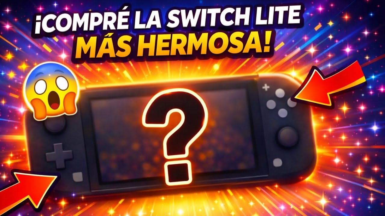 “La Switch Lite edición especial que todos quieren 😮”