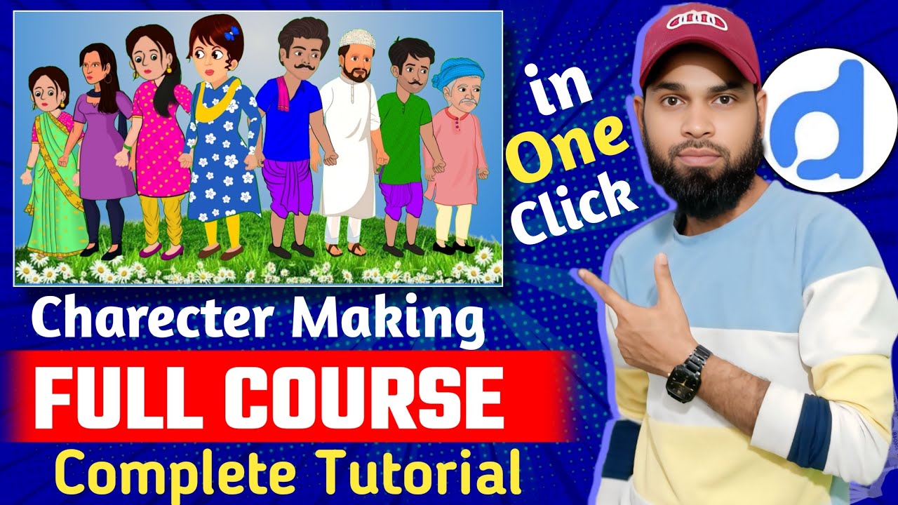 ✅AutoDraft Ai Characters Making In One Click🔥 | Character Design Complete Courses