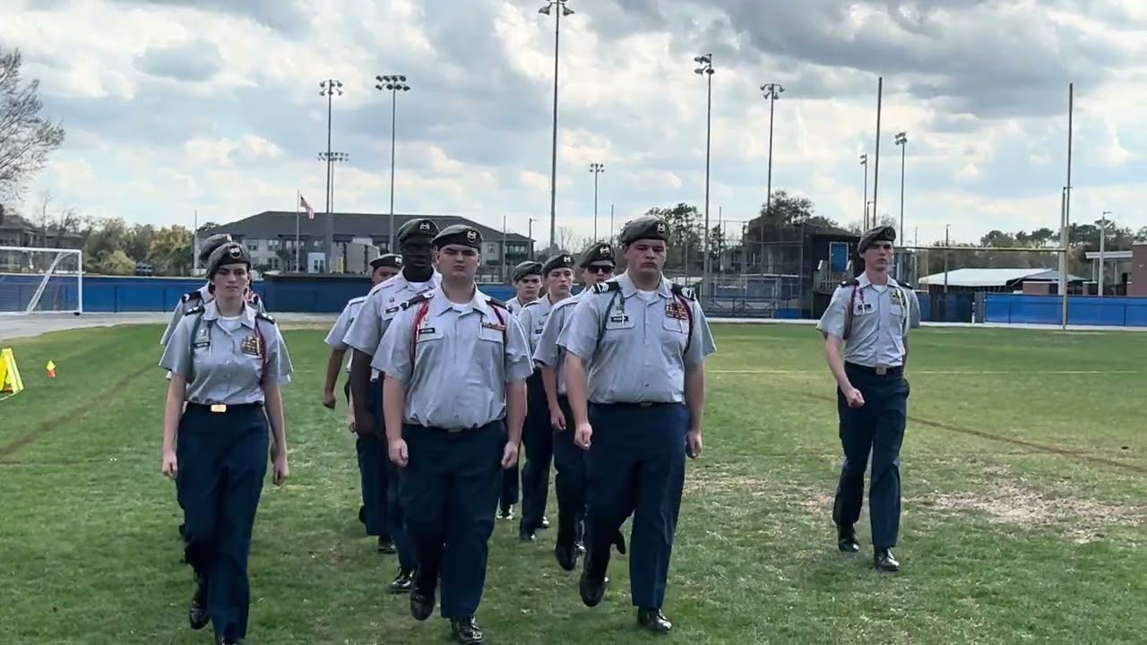 Lyman High School Drill Competition Male Mixed Platoon SCHS￼