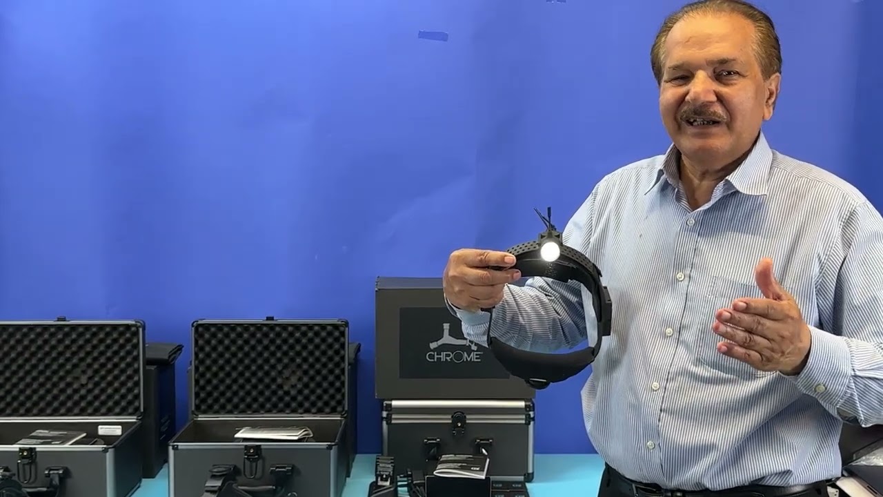 MedLed Chrome MC6 LED HeadLight System demonstration by DR GILL