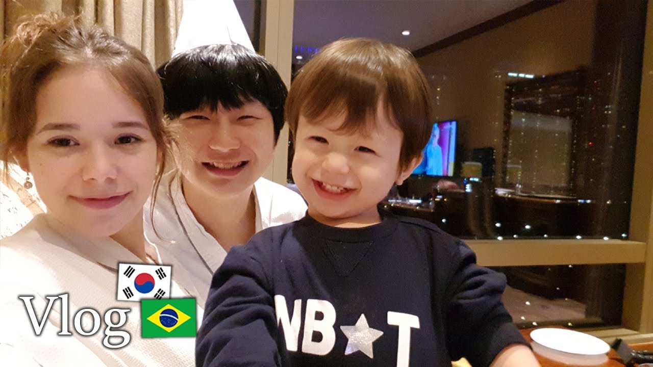 Dormimos em um hotel de R$1800 na coreia! (국제커플)