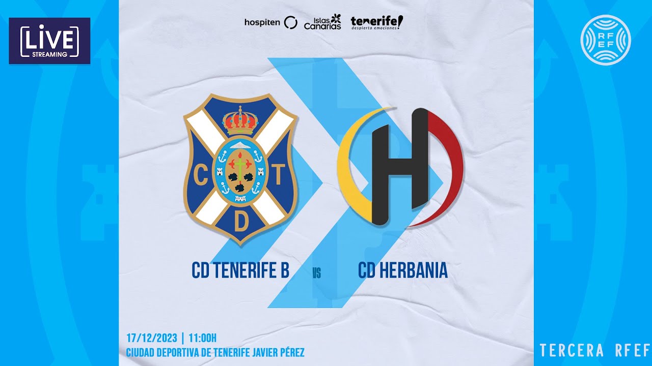 CanteraCDT I CD Tenerife B - CD Herbania (17/12, 11:00 horas) I Tercera RFEF