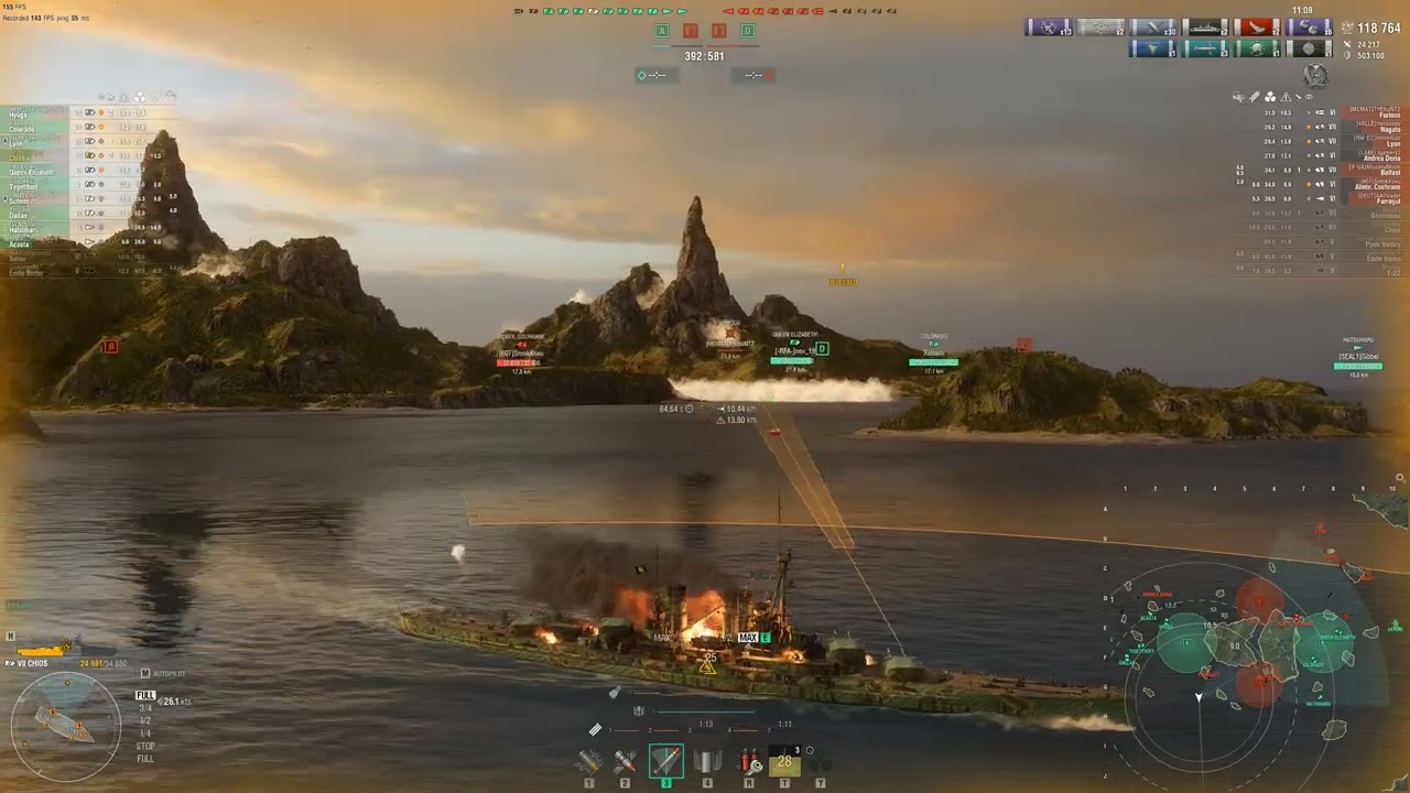 Chios  -  abysmal ship but expert performance